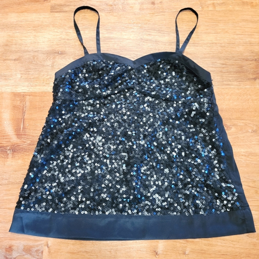 American eagle small sequin tank top